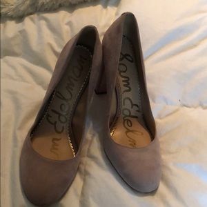 Sam Edelman pink suede heels. Size 8. Beautiful